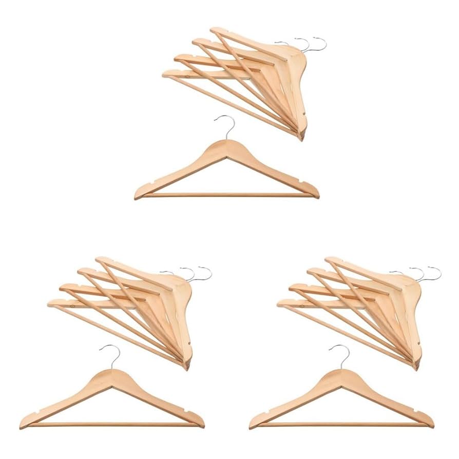 Amazon.co.jp: ニトリ(NITORI) かさばりにくい木製ハンガー